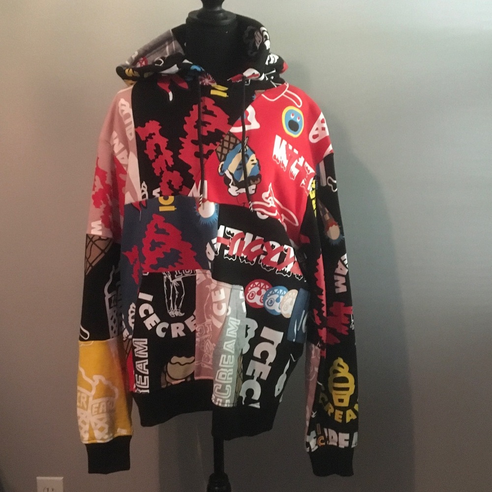 Bold Ice Cream Graphic Hoodie